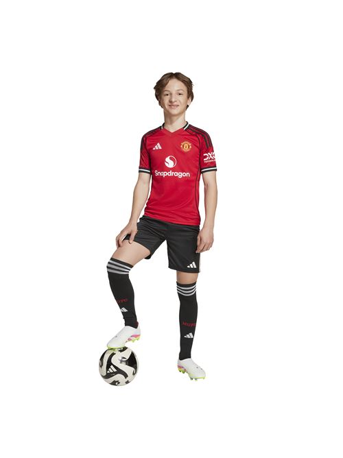 Adidas Manchester United short gara bambino Home 25/26 Manchester United | JP3018HOME 25/26